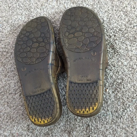 Imperial Sandals Hawaii Casual Vacation Slide On Sandals‎ Size Women's 6 - Picture 3 of 4